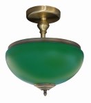 Plafon z mosiądzu 6 kolorów klosza  