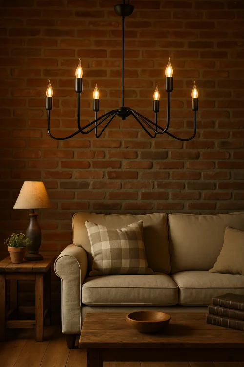 lampa wisząca -sufitowa-czarna