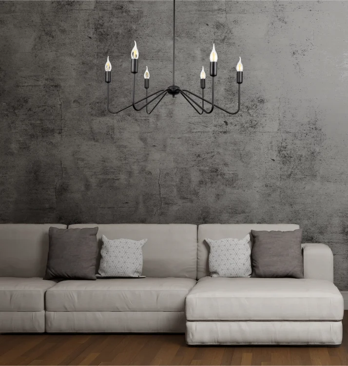 lampa-czarna-do-jadalni nad stół