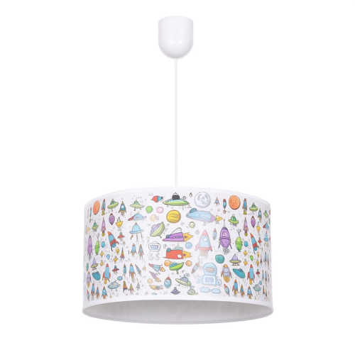 Lampa wisząca sufitowa kosmos do pokoju dziecięcego