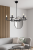 nowoczesna czarna lampa do salonu