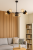 czarna nowoczesna lampa loft