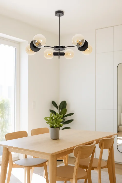 lampa sufitowa nowoczesna do salonu sypialni gabinetu