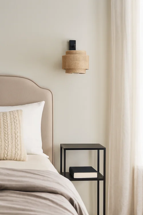 lampa ścienna czarna boho