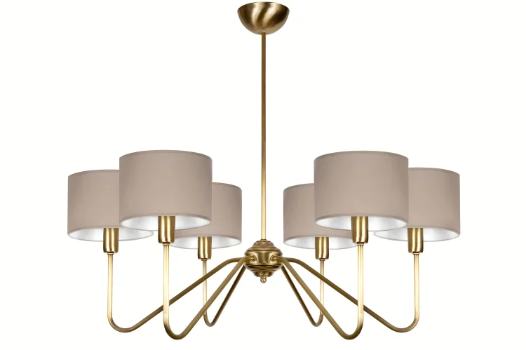 lampa z mosiądzu do salonu pokoju