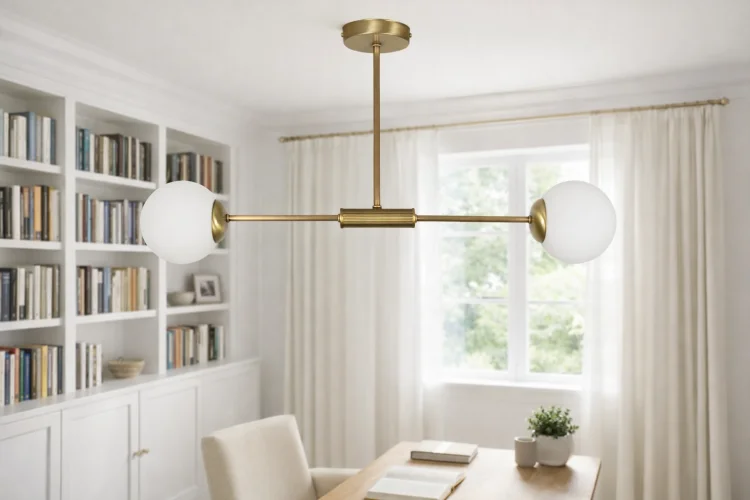 lampa mosiężna patynowana do pokoju gabinetu sypialni