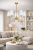 nowoczesna lampa z mosiądzu w stylu modern classic
