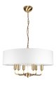 lampa z mosiądzu do salonu w stylu modern classic