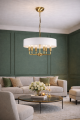 lampa z mosiądzu w stylu modern