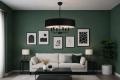 nowoczesna czarna lampa w stylu modern
