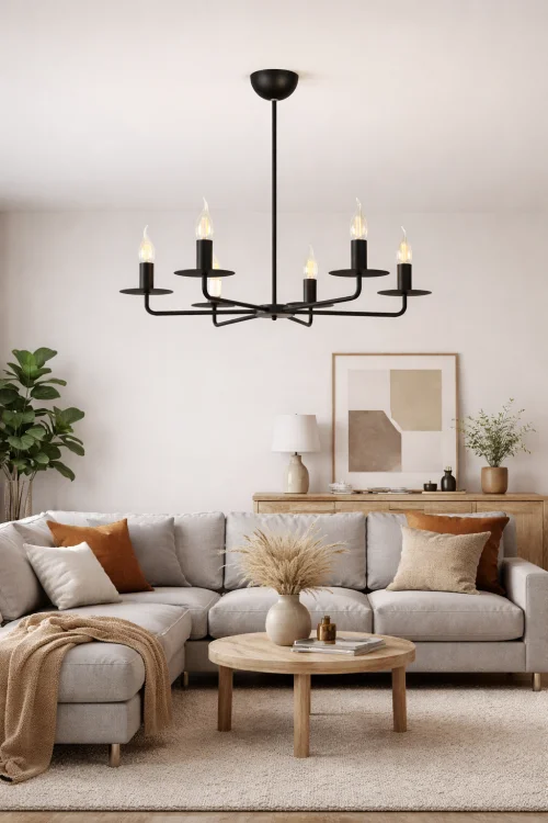 nowoczesna lampa w stylu modern