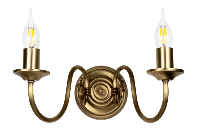 lampa ścienna z mosiądzu Flamand