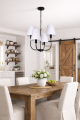 czarna nowoczesna lampa w stylu modern