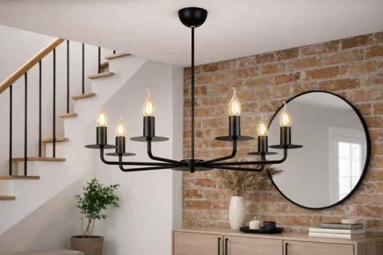 nowoczesna lampa w stylu skandynawskim