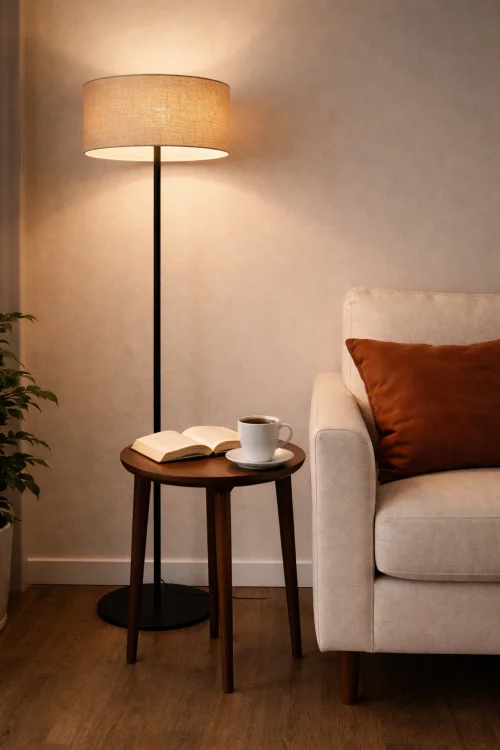 lampa podłogowa stojąca boho do salonu sypialni