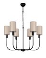 czarna nowoczesna lampa w stylu skandynawskim