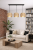 nowoczesna lampa boho len juta do salonu sypialni