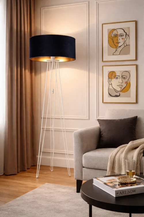 lampa stojąca do salonu