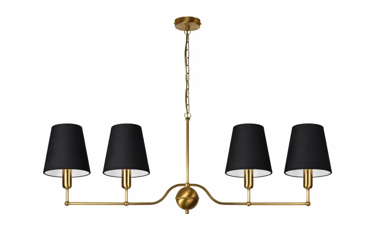 nowoczesna wisząca lampa z mosiadzu