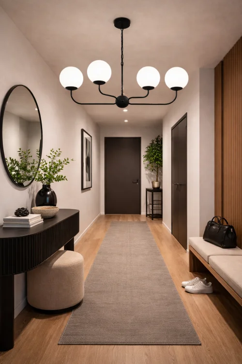 czarna nowoczesna lampa loft