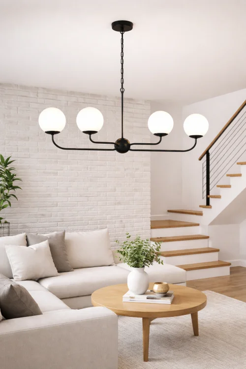 czarna nowoczesna lampa loft