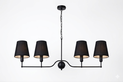 czarna nowoczesna lampa modern