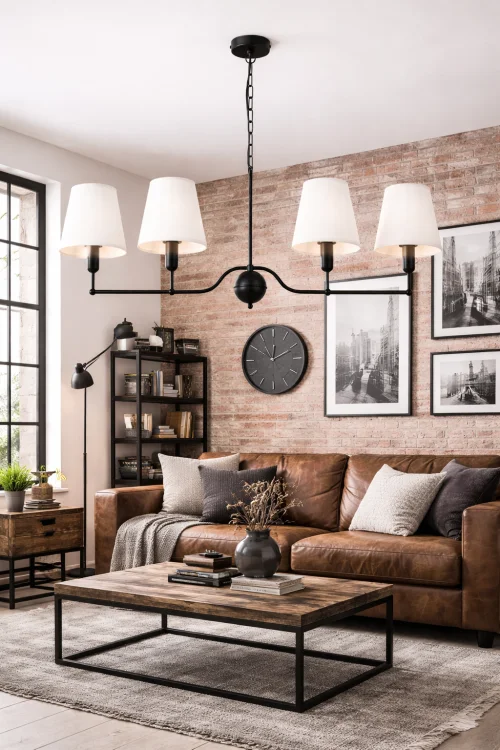 lampa loft do salonu sypialni