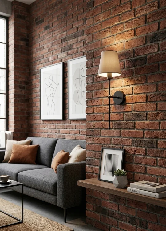 lampa ścienna modern farmhouse