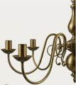 lampa patynowana z mosiadzu do salonu