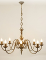 lampa z mosiądzu do salonu