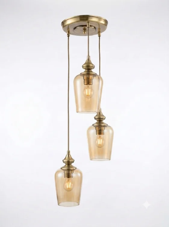lampa ze szklanym kloszem