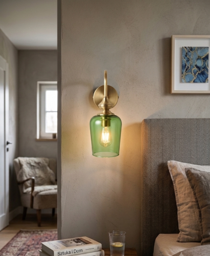 elegancka lampa ścienna