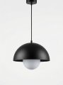 czarna lampa wiszaca nowoczesna