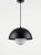 czarna lampa wiszaca nowoczesna