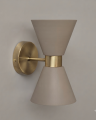 lampa z mosiądzu na ścianę