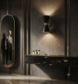 czarny kinkiet loft