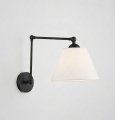 czarna lampa do sypialni regulowana