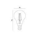 żarówka filamentowa led 4W E14