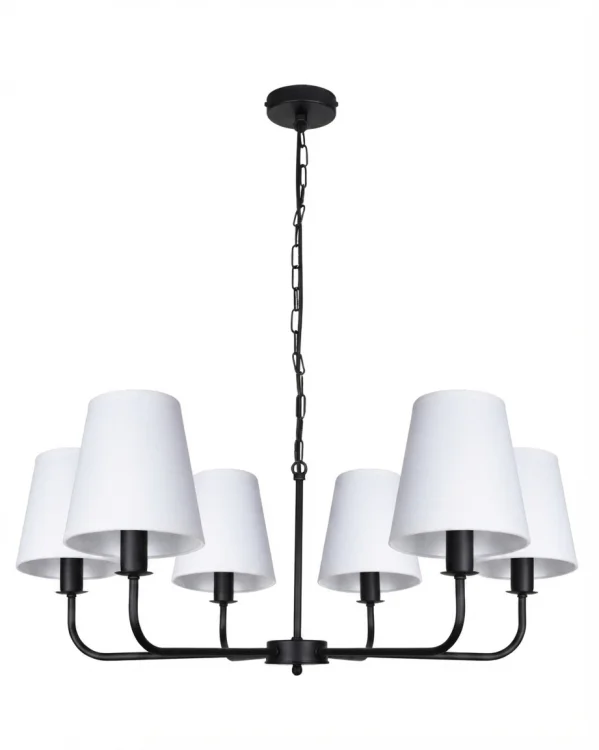 czarna lampa modern farmhouse