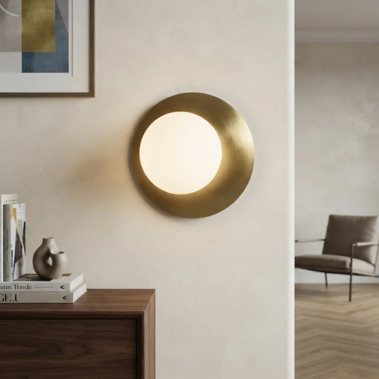 lampa ścienna mosiądz