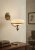 lampa ścienna z mosiadzu