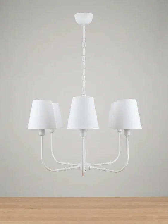 lampa wisząca biała modern farmhouse