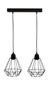 OLSEN Lampa loft 2 płomienna na linkach