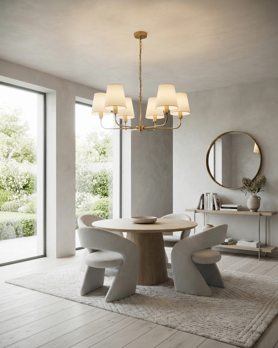 lampa wisząca z mosiądzu mid-century modern